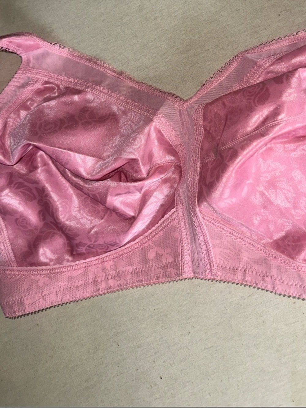 Womens Size 44D Playtex Pink Lace Full-Coverage Women's Bra